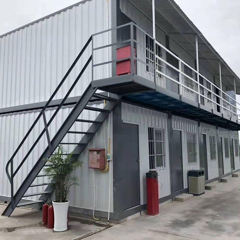 大(dà)波紋集裝箱宿舍工(gōng)地(dì)